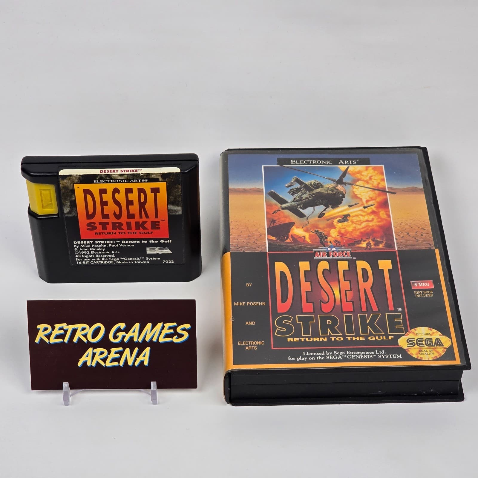 Desert Strike: Return to the Gulf (Sega Genesis) Case & Cartridge