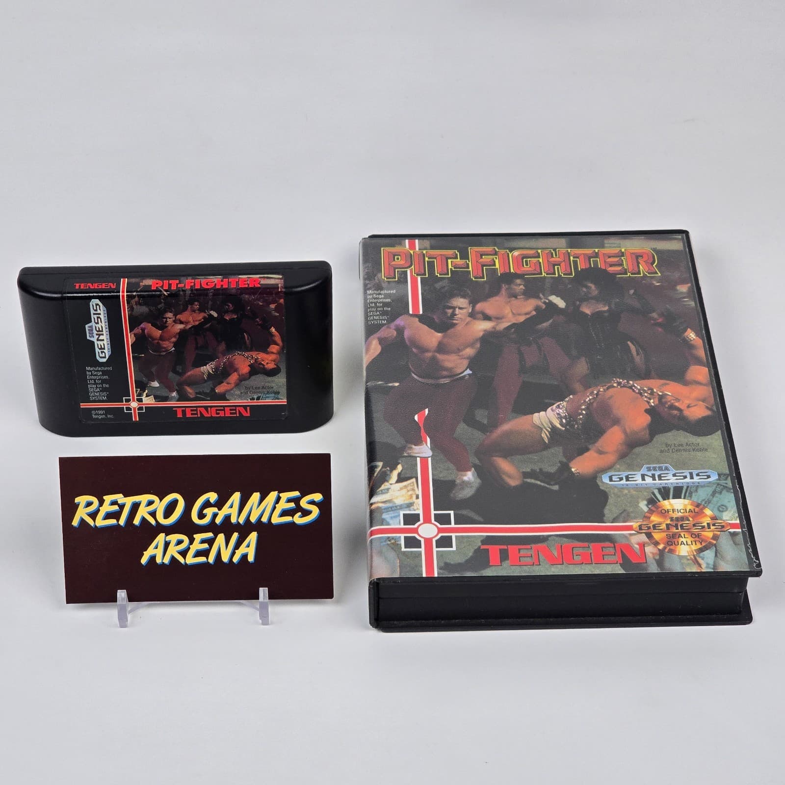 Pit-Fighter (Sega Genesis) Case & Cartridge