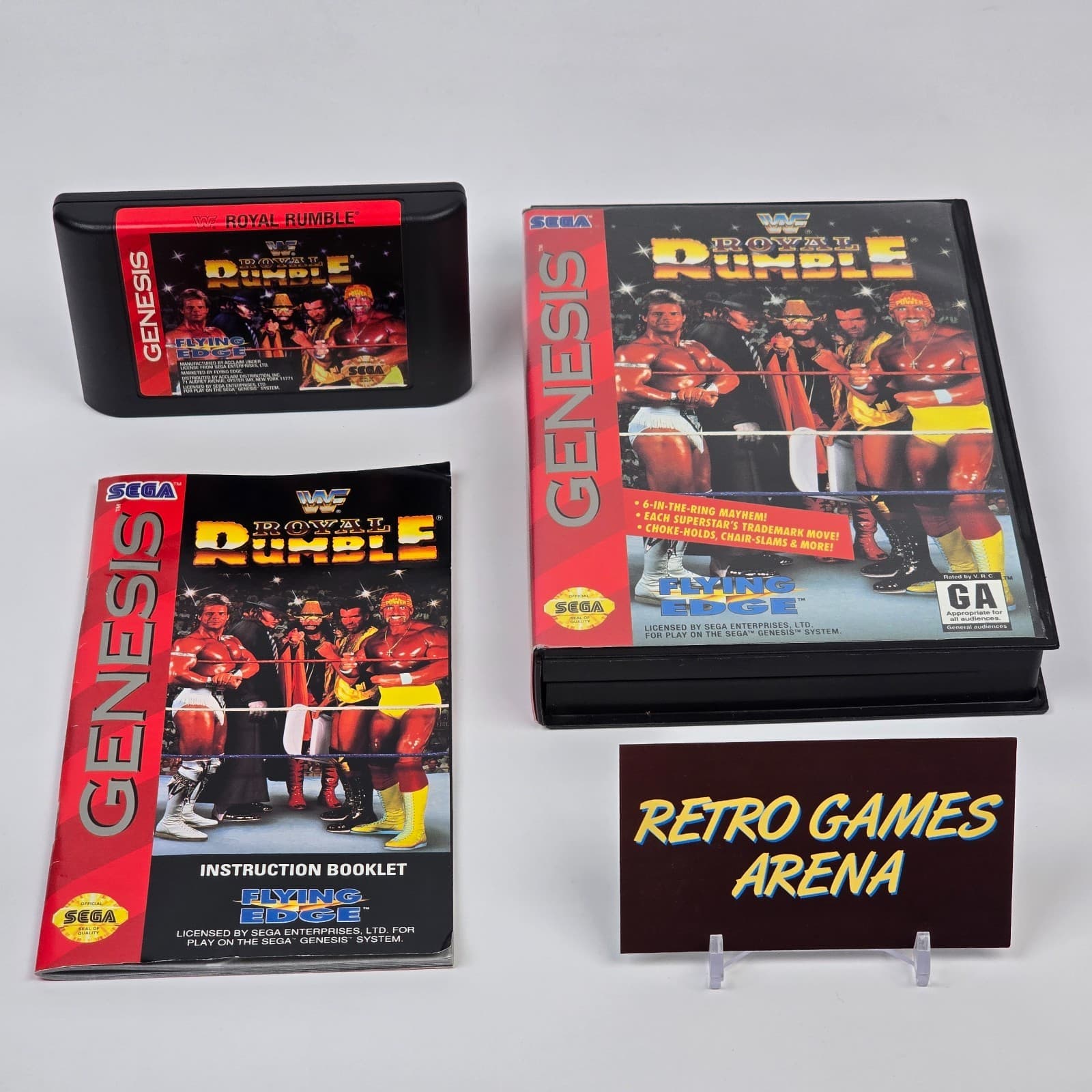 WWF Royal Rumble (Sega Genesis) CIB COMPLETE