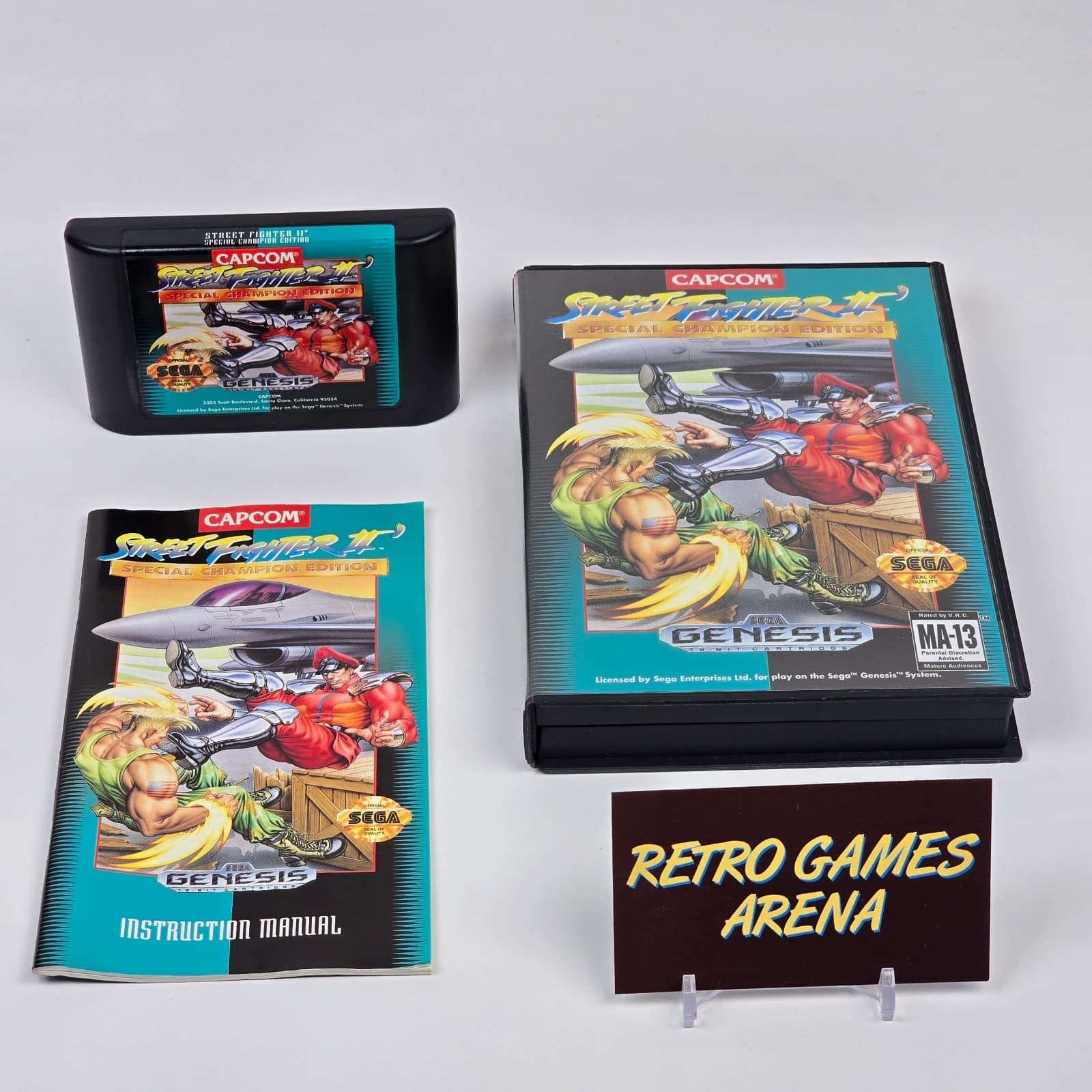 Street Fighter II 2: Special Champion Edition (Sega Genesis) CIB COMPLETE