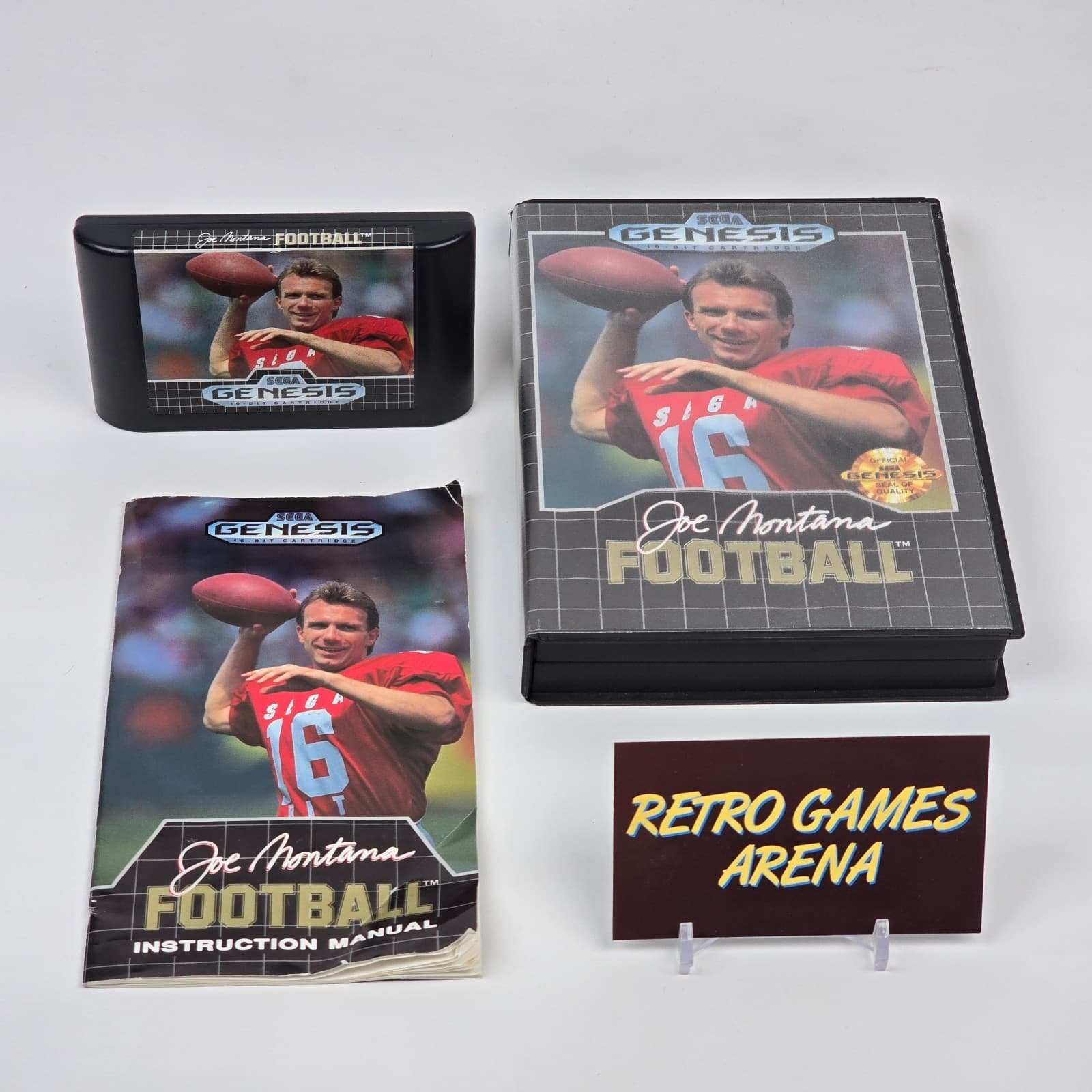 Joe Montana Football (Sega Genesis) CIB COMPLETE