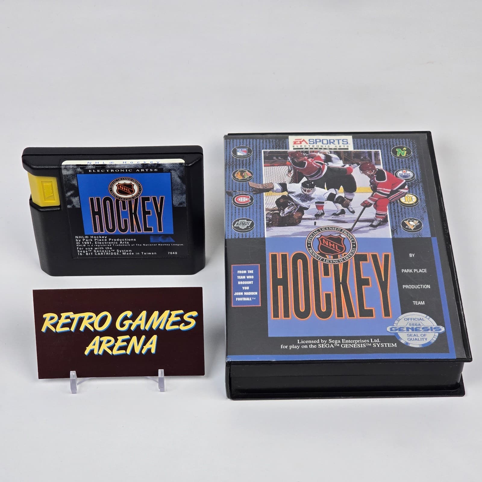 NHL Hockey (Sega Genesis) Case & Cartridge