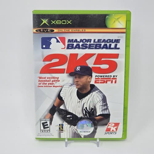 Major League Baseball MLB 2K5 (Original Xbox) Case & Disc TESTED
