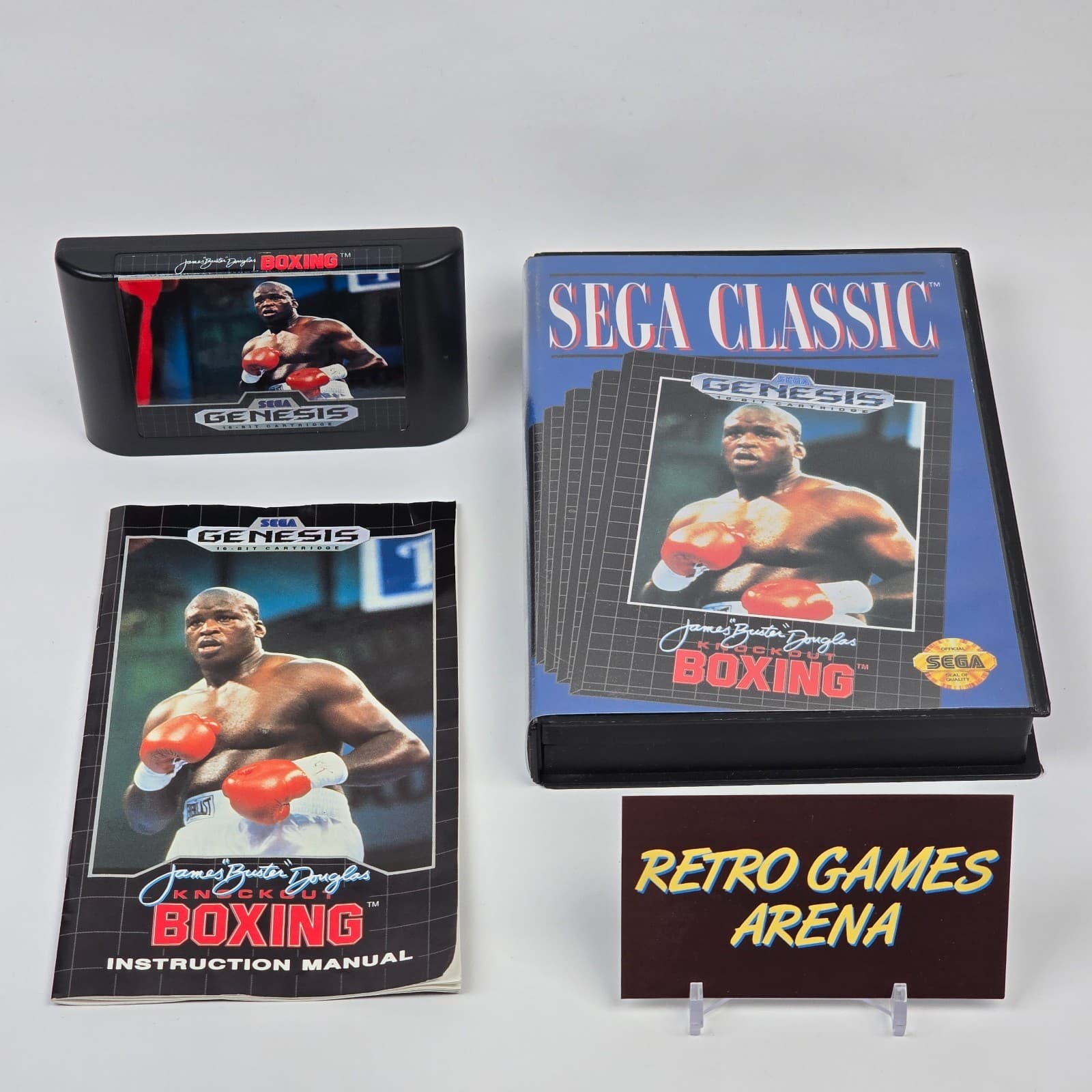 James Buster Douglas Knockout Boxing (Sega Genesis) Classic CIB COMPLETE