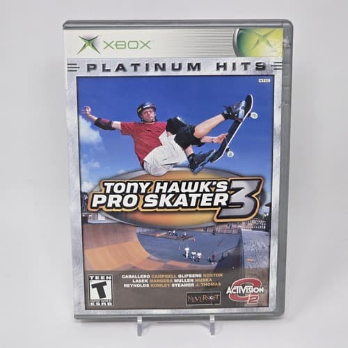 Tony Hawk's Pro Skater 3 (Original Xbox) Platinum Hits CIB COMPLETE & TESTED