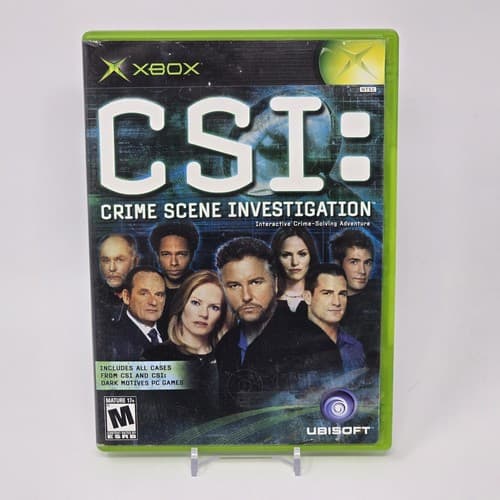 CSI: Crime Scene Investigation (Original Xbox) CIB COMPLETE & TESTED