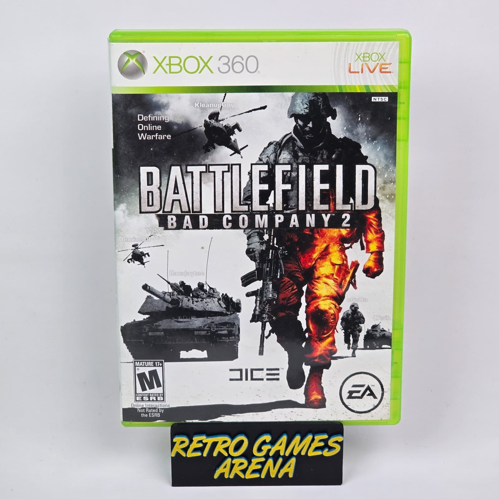 Battlefield: Bad Company 2 (Xbox 360) Case & Disc