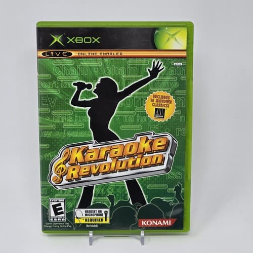 Karaoke Revolution (Original Xbox) CIB COMPLETE & TESTED
