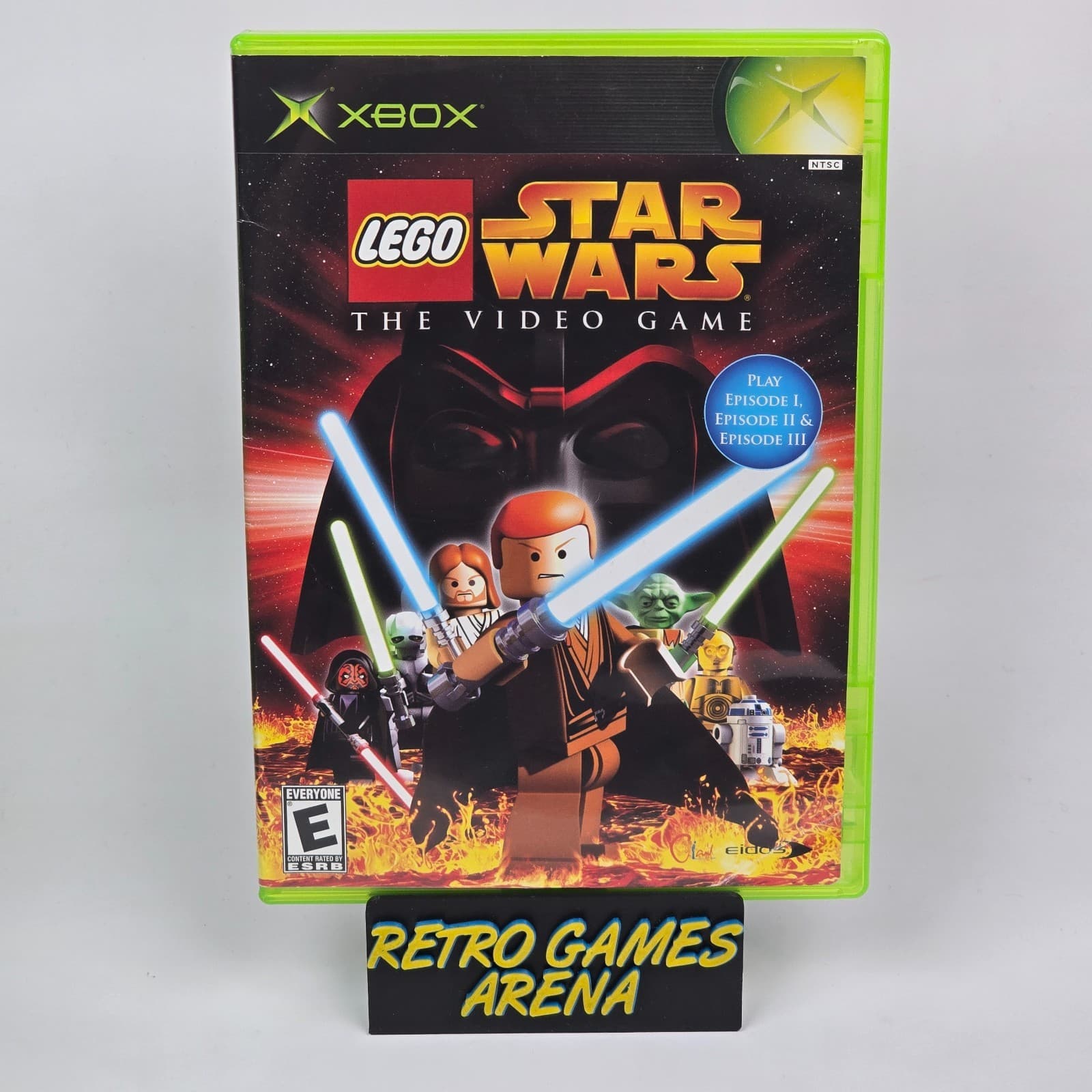 LEGO Star Wars: The Video Game (Original Xbox) Black Label Case & Disc