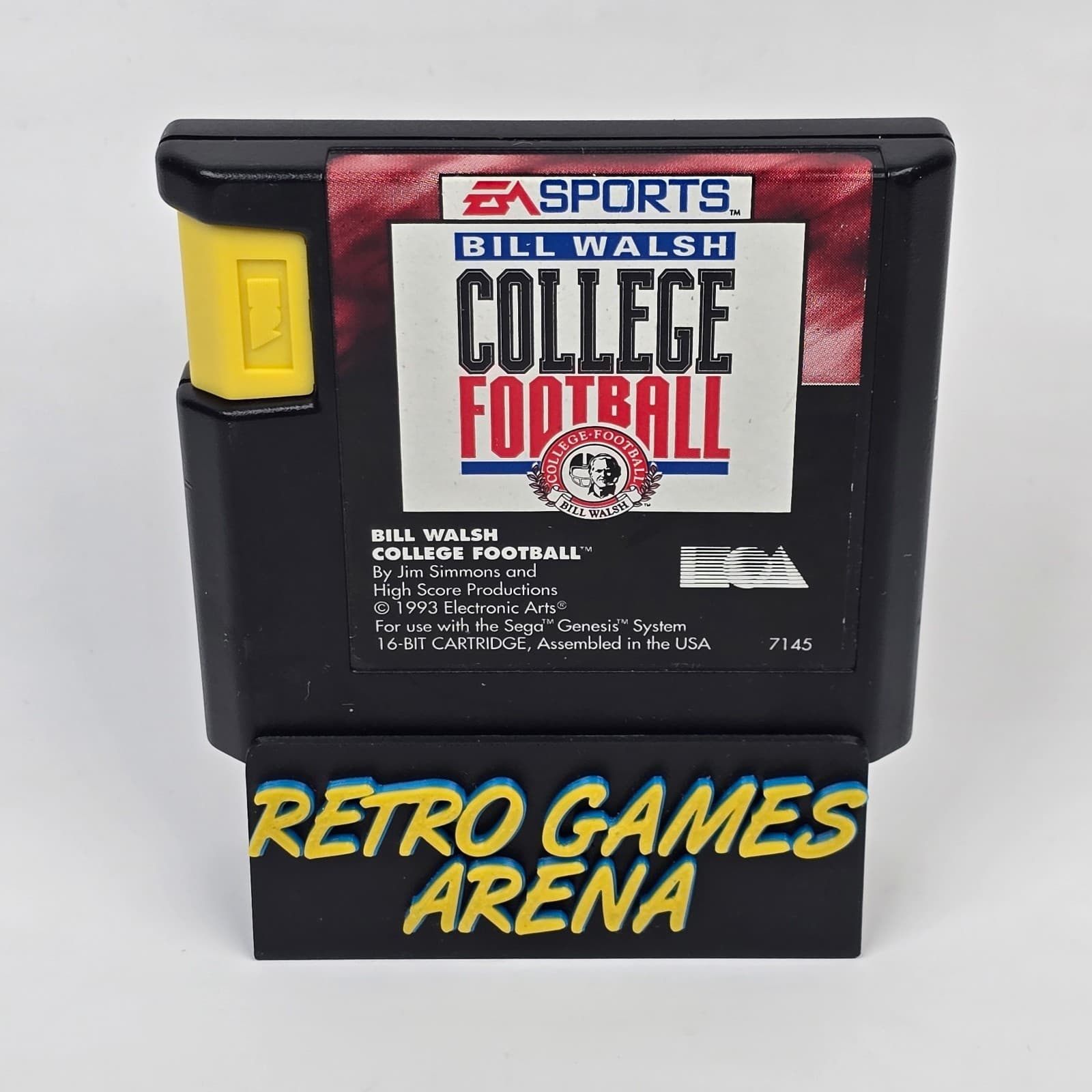 Bill Walsh College Football (Sega Genesis) Cartridge