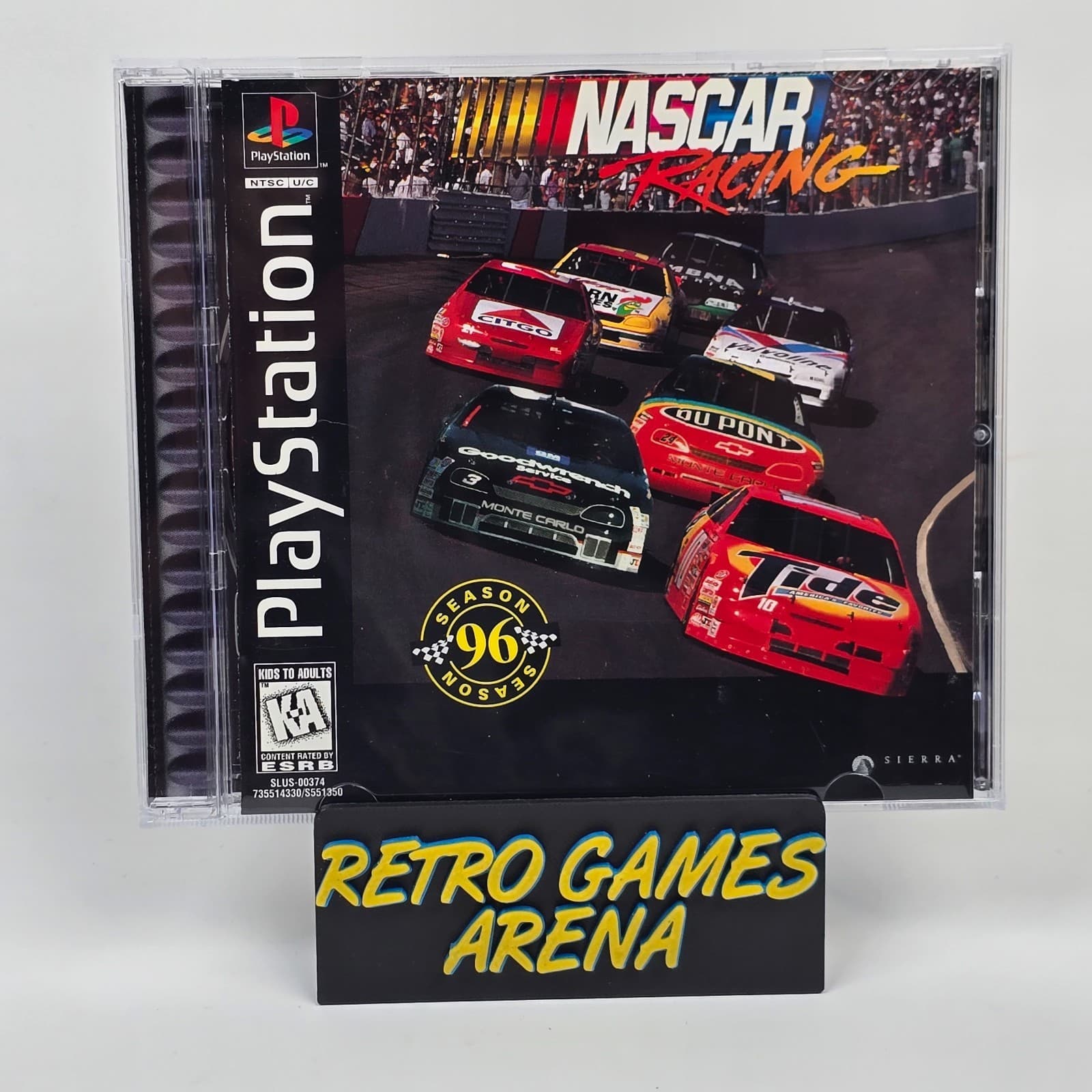 NASCAR Racing (PlayStation 1 PS1) CIB COMPLETE