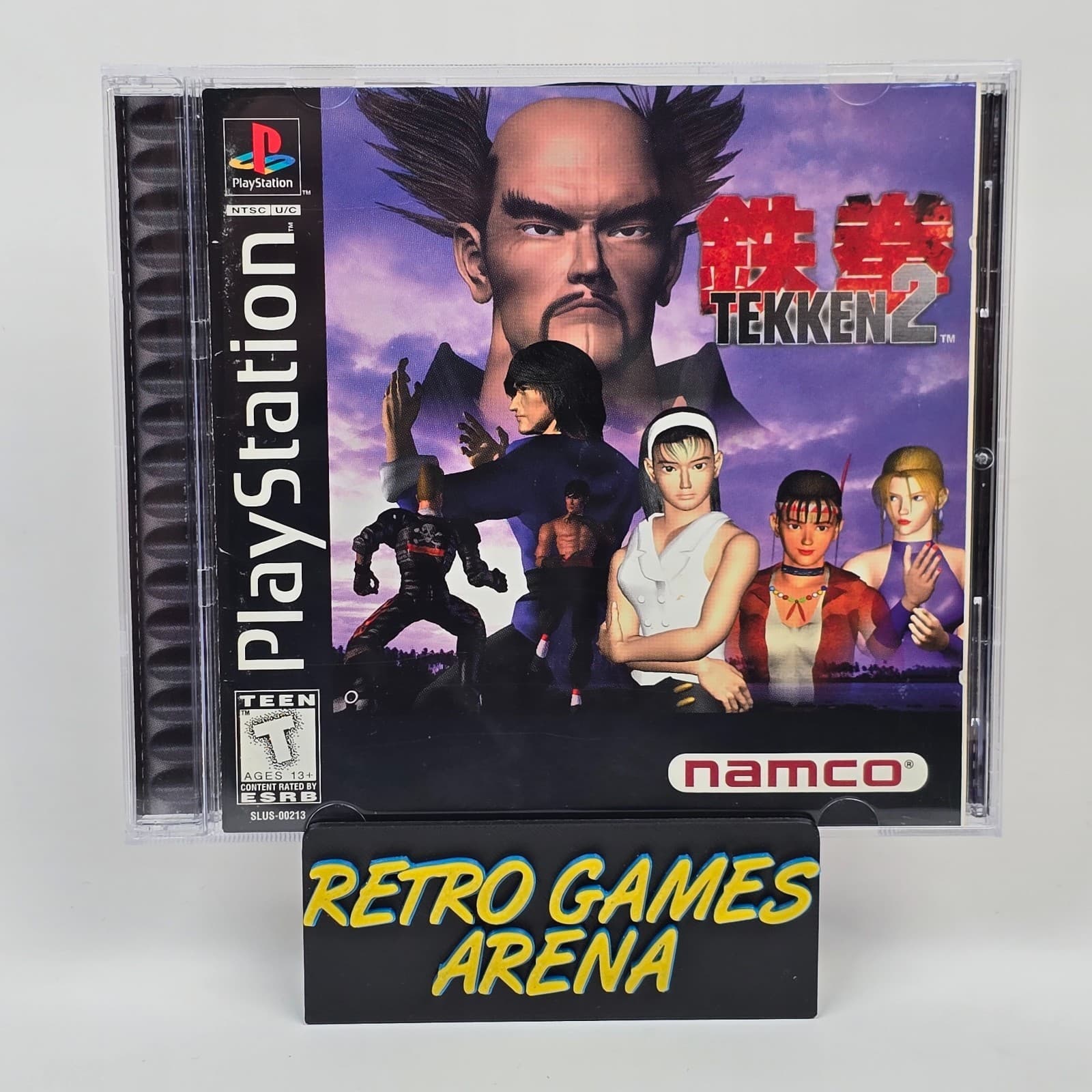 Tekken 2 (PlayStation 1 PS1) Black Label CIB COMPLETE