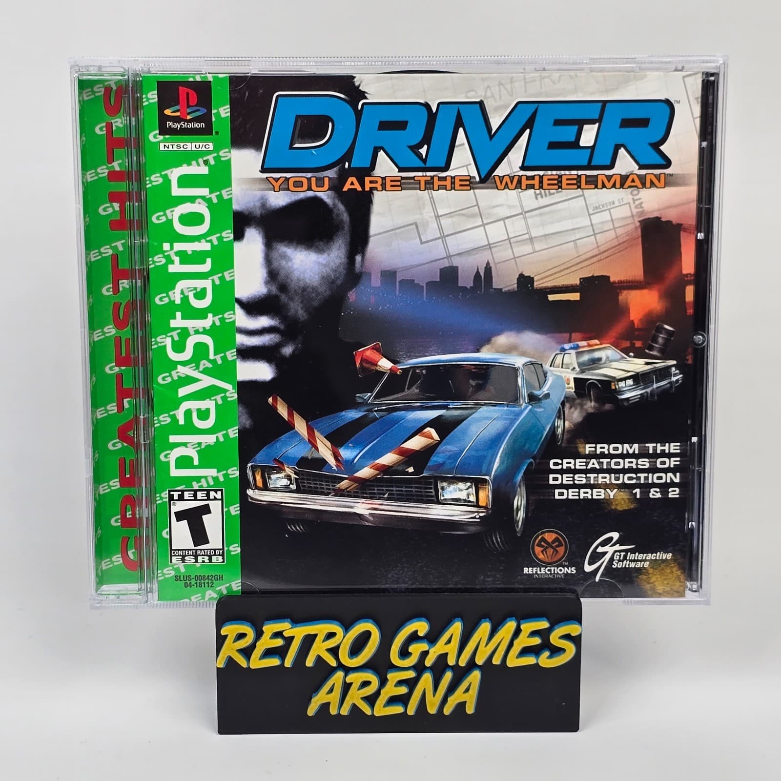 Driver (PlayStation 1 PS1) Greatest Hits CIB COMPLETE