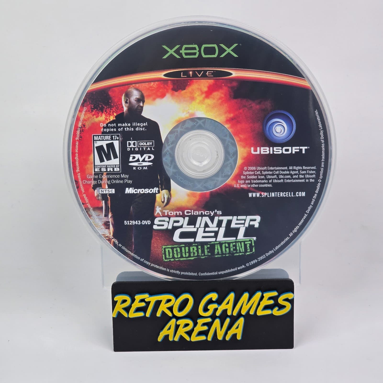 Splinter Cell: Double Agent (Original Xbox) Disc