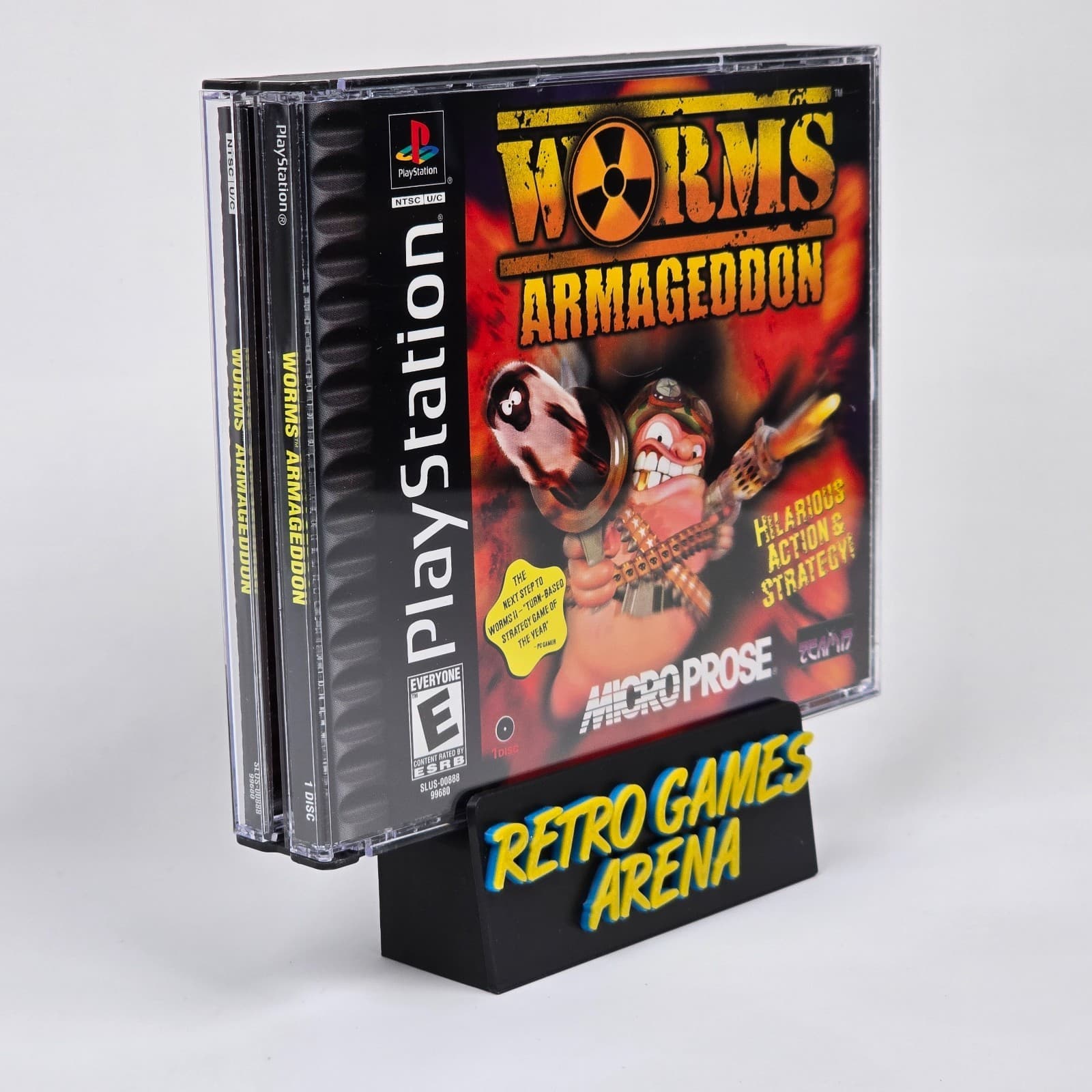 Worms: Armageddon (PlayStation 1 PS1) CIB COMPLETE