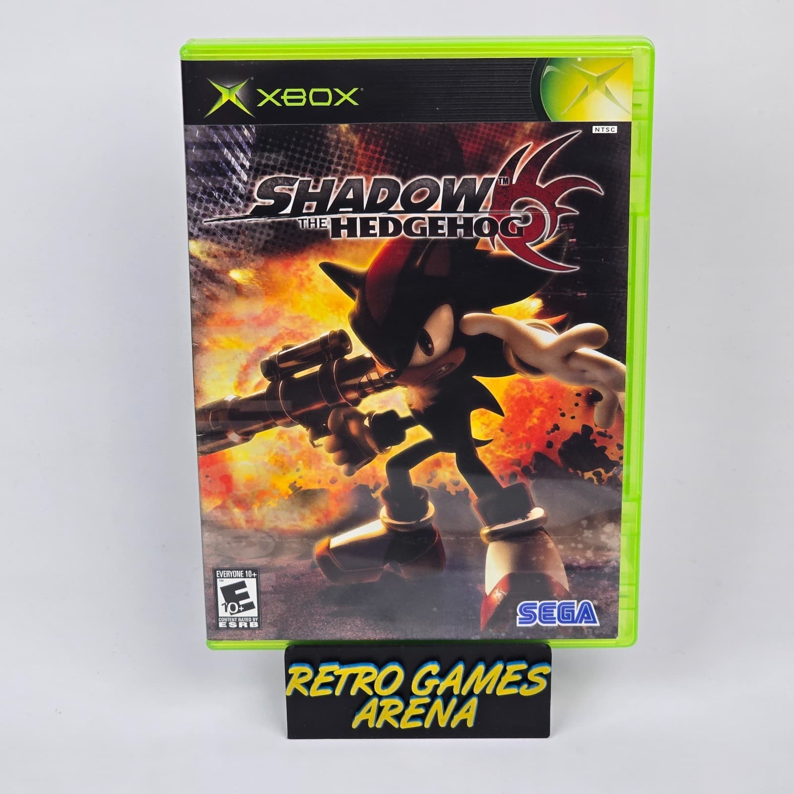 Shadow the Hedgehog (Original Xbox) Case & Disc (Back Art Tear)