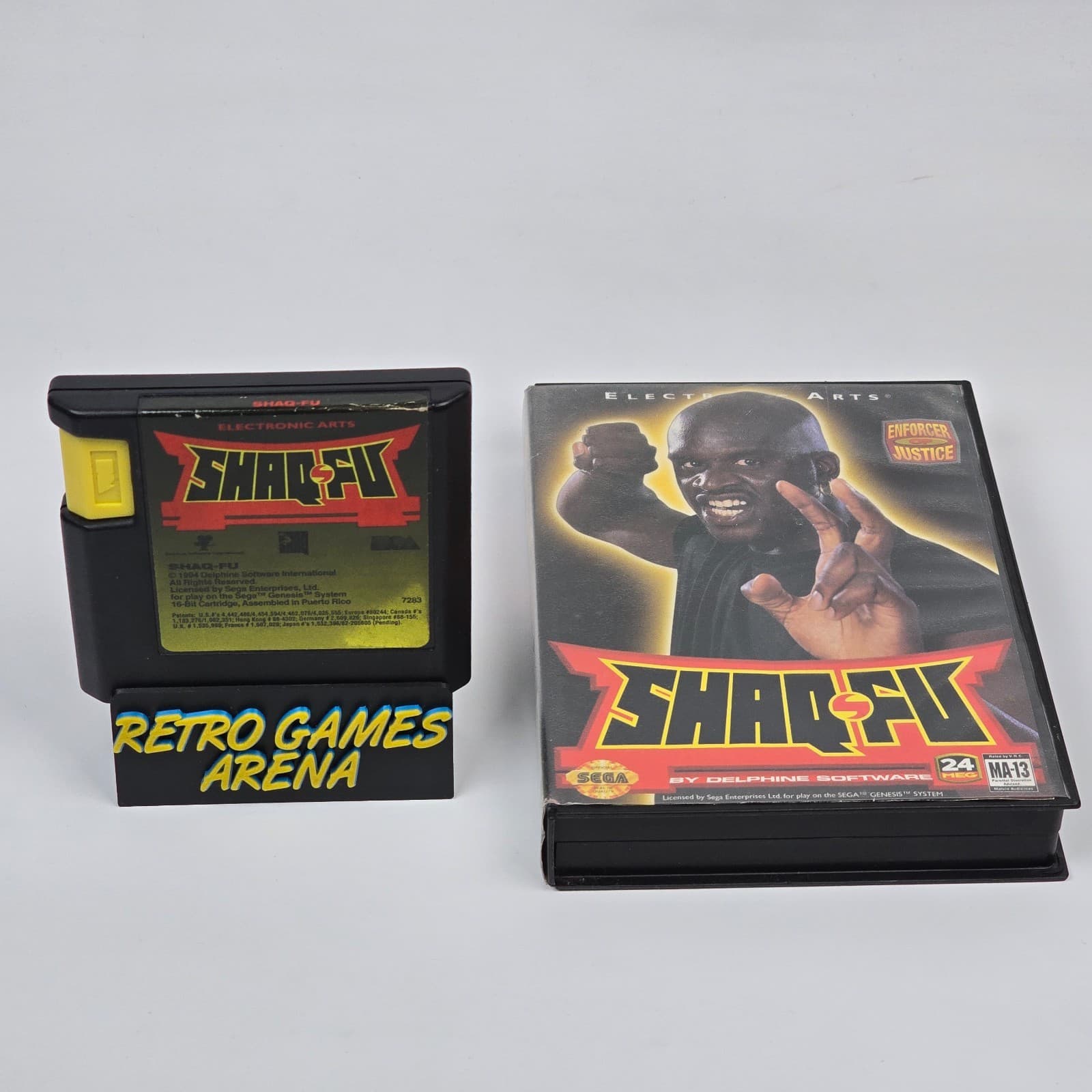 Shaq-Fu (Sega Genesis) Case & Cartridge