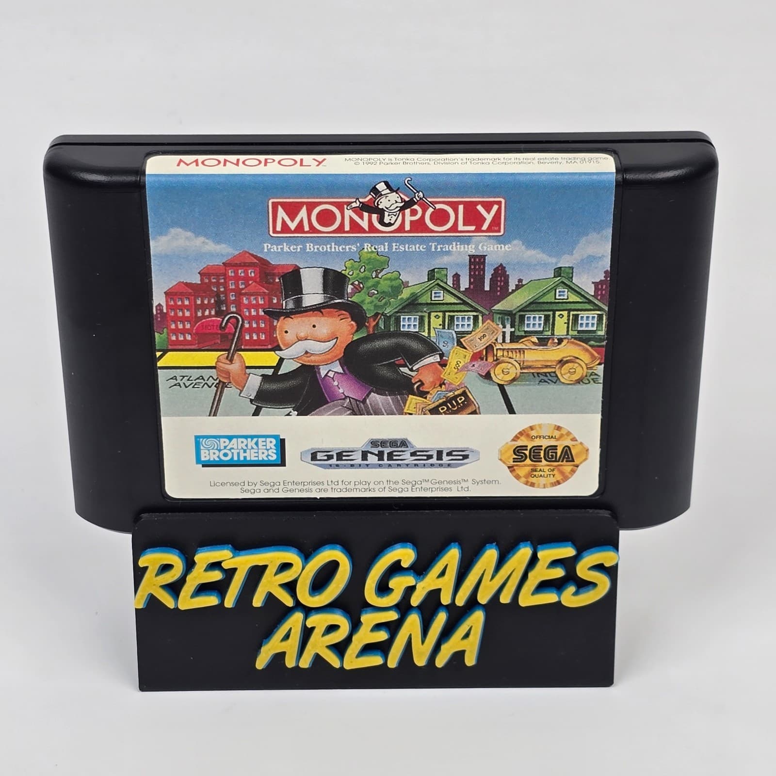 Monopoly (Sega Genesis) Cartridge