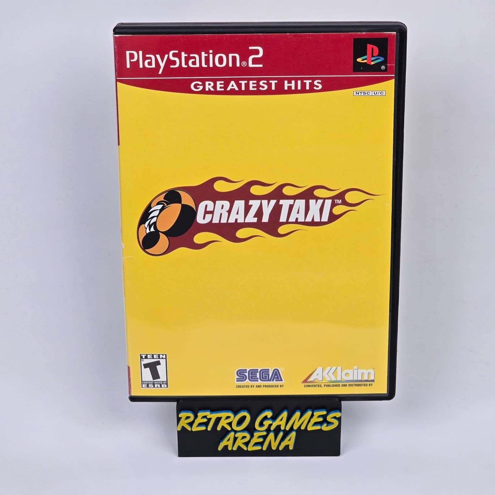 Crazy Taxi (PlayStation 2 PS2) Greatest Hits CIB COMPLETE