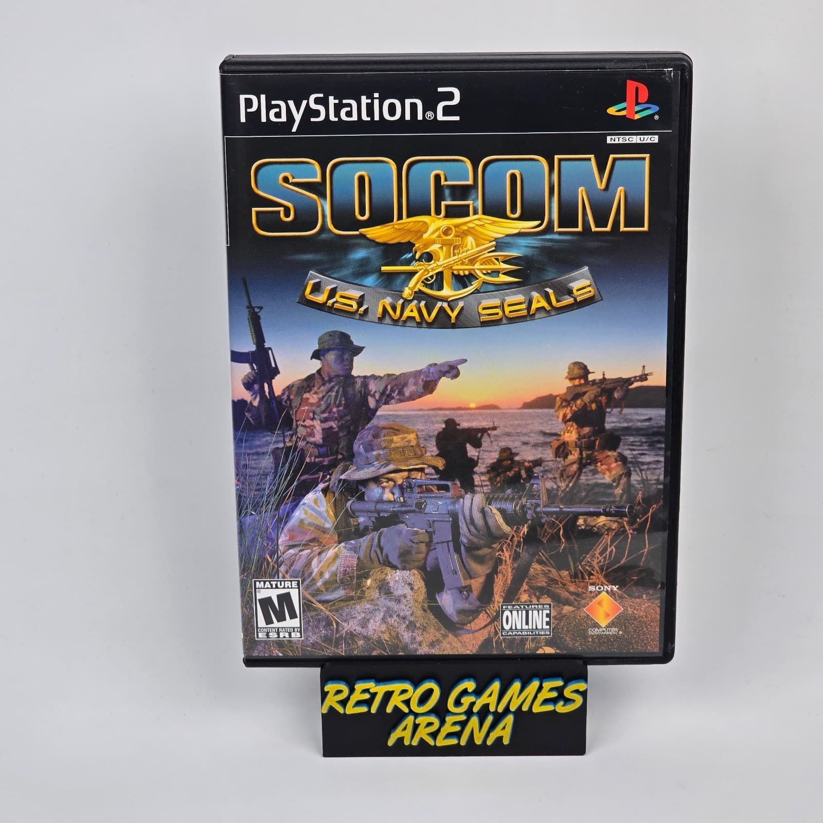 SOCOM: U.S. Navy SEALs (PlayStation 2 PS2) Black Label CIB COMPLETE