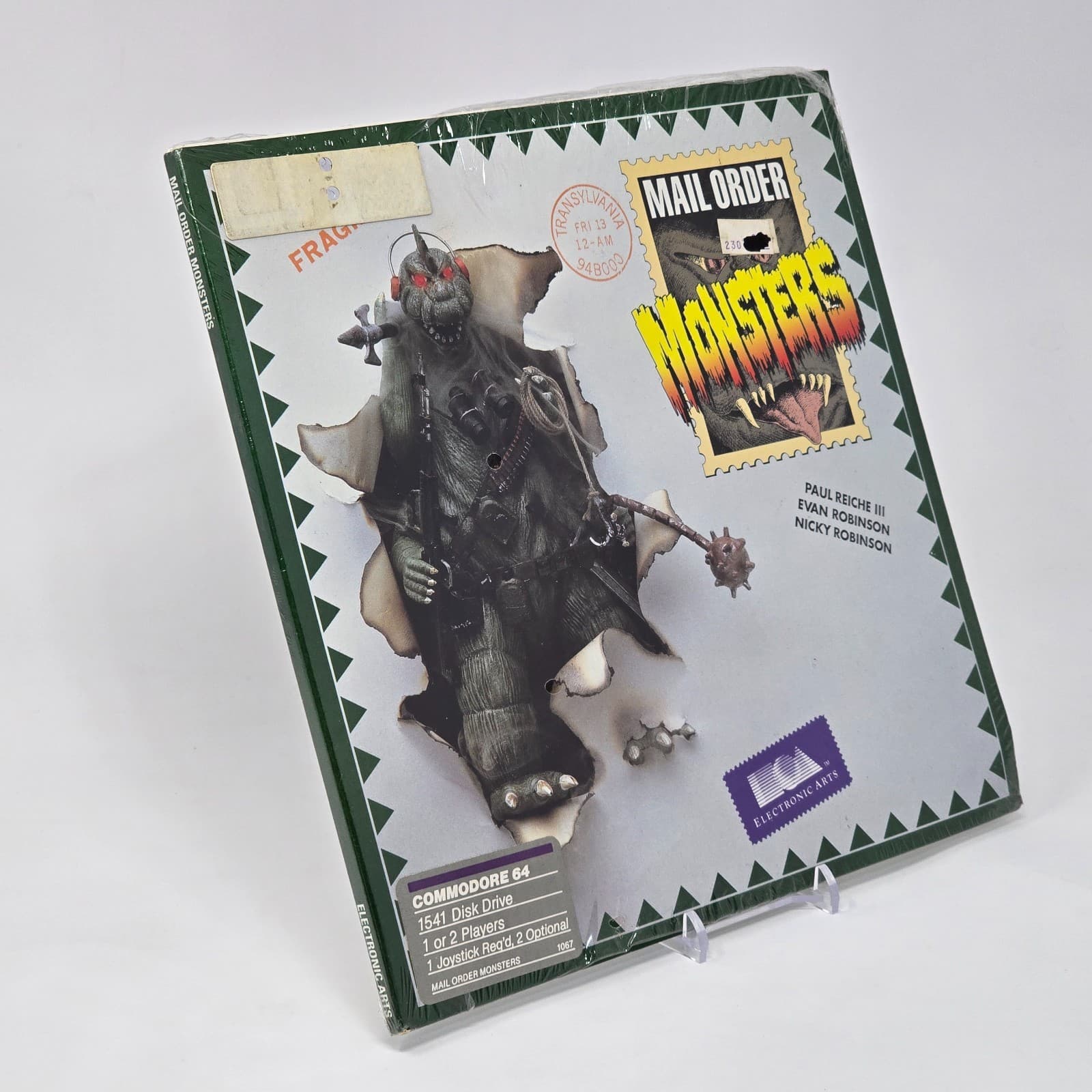 Mail Order Monsters (Commodore 64 C64) 5.25 Floppy Disk BRAND NEW FACTORY SEALED