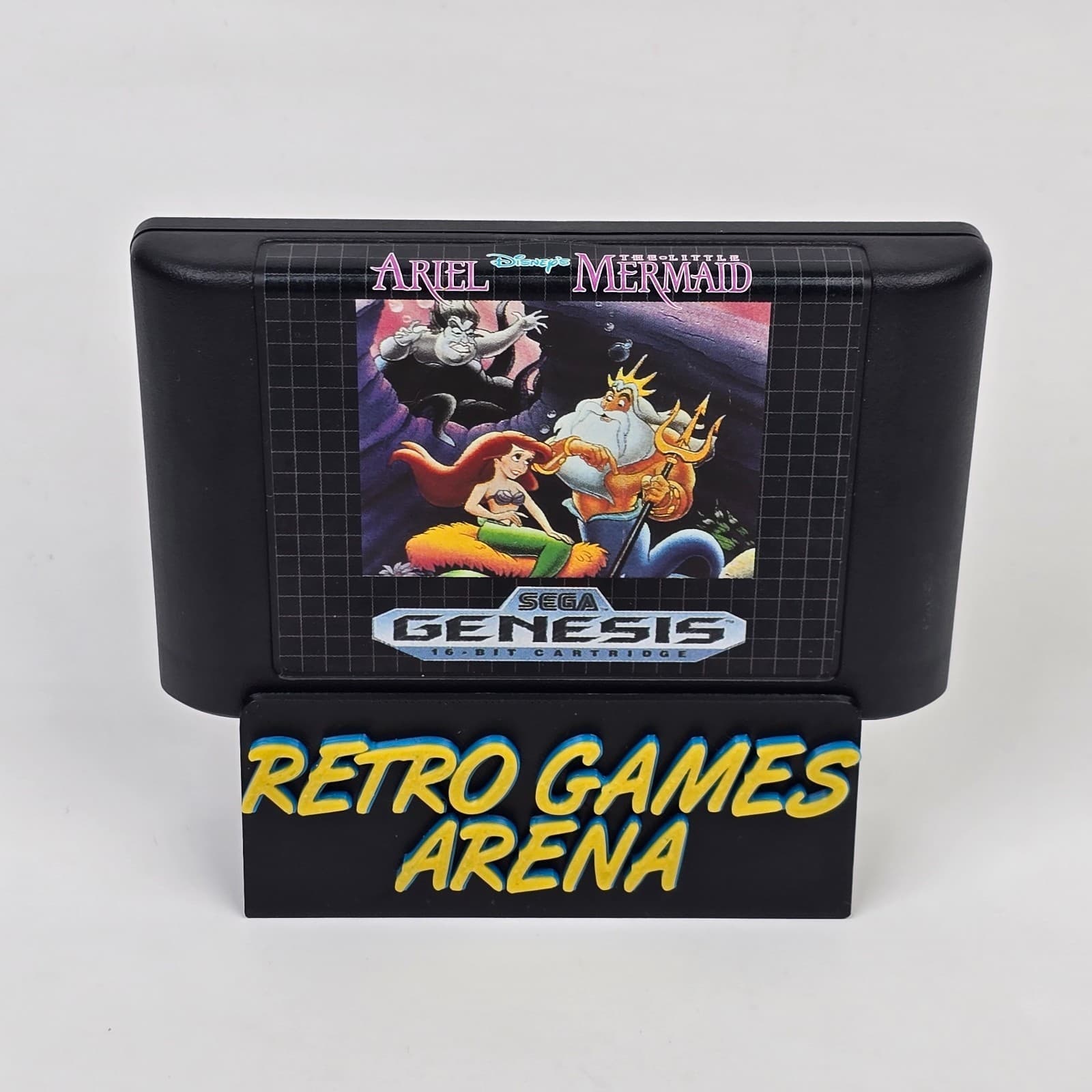 Ariel: The Little Mermaid (Sega Genesis) Cartridge CLEANED & TESTED