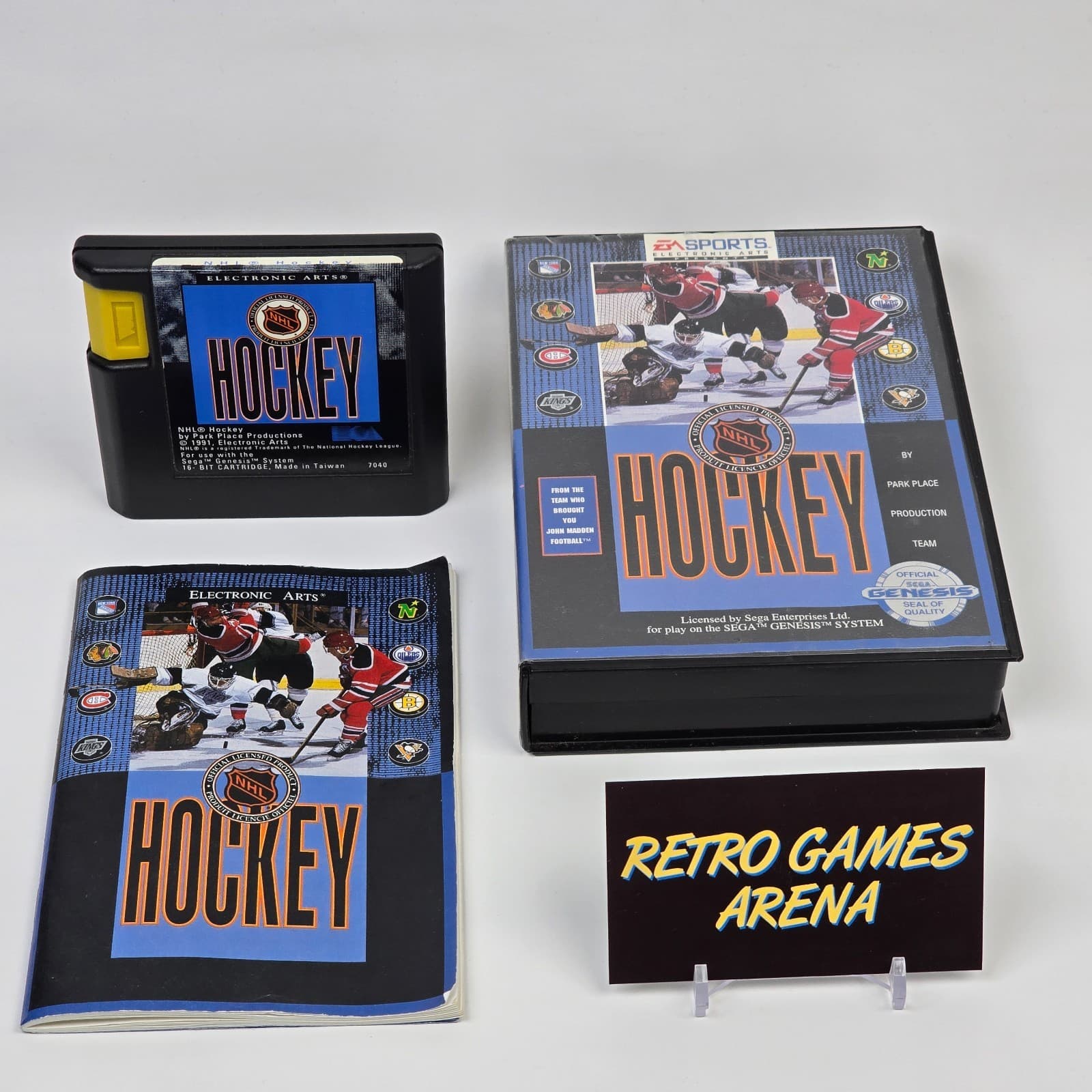 NHL Hockey (Sega Genesis) CIB COMPLETE & TESTED