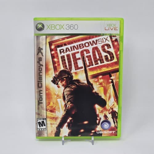 Rainbow Six: Vegas (Xbox 360) White Label CIB COMPLETE & TESTED