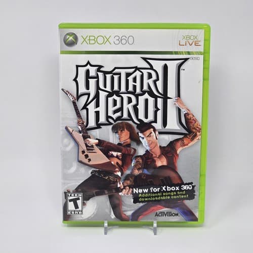 Guitar Hero II 2 (Xbox 360) CIB COMPLETE & TESTED