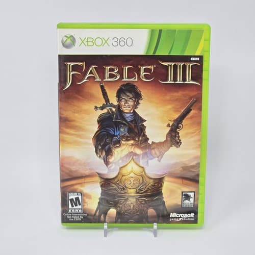 Fable III 3 (Xbox 360) Case & Disc TESTED