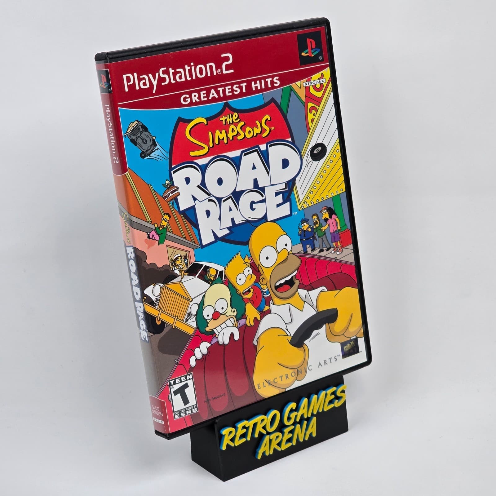 💿REFURBISHED The Simpsons: Road Rage (PlayStation 2 PS2) GH CIB COMPLETE💿