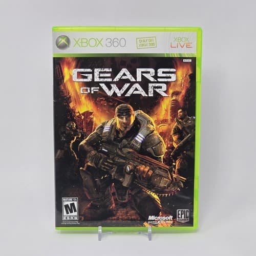 Gears of War 1 (Xbox 360) CIB COMPLETE & TESTED