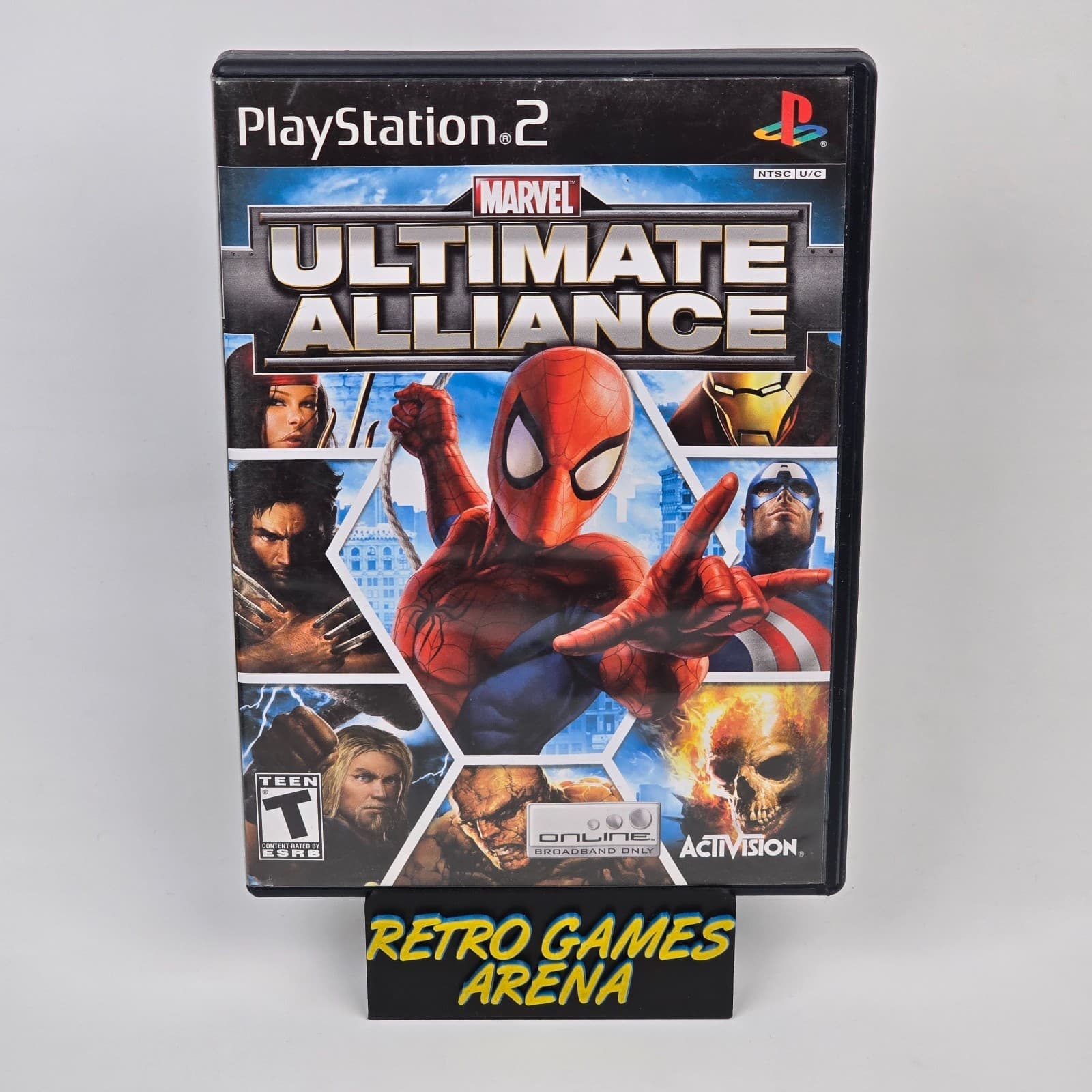 Marvel: Ultimate Alliance (PlayStation 2 PS2) Black Label CIB COMPLETE