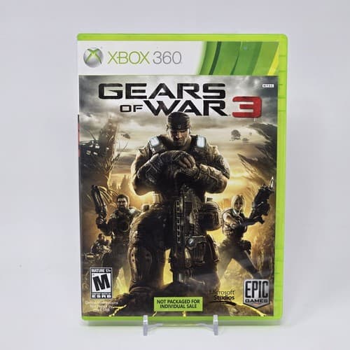 Gears of War 3 (Xbox 360) CIB COMPLETE & TESTED