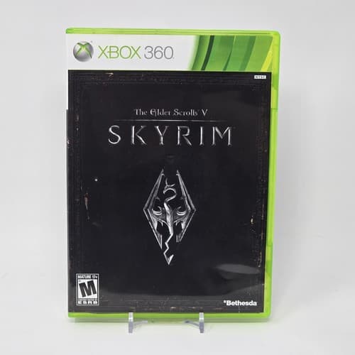 The Elder Scrolls V: Skyrim (Xbox 360) CIB COMPLETE With MAP & TESTED