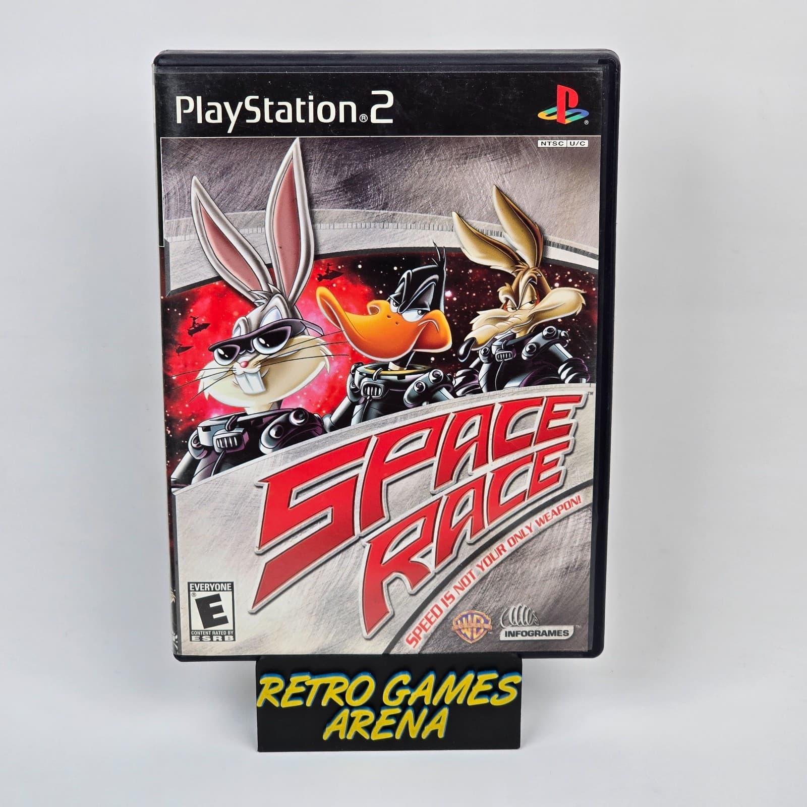 Space Race - Looney Tunes (PlayStation 2 PS2) CIB COMPLETE