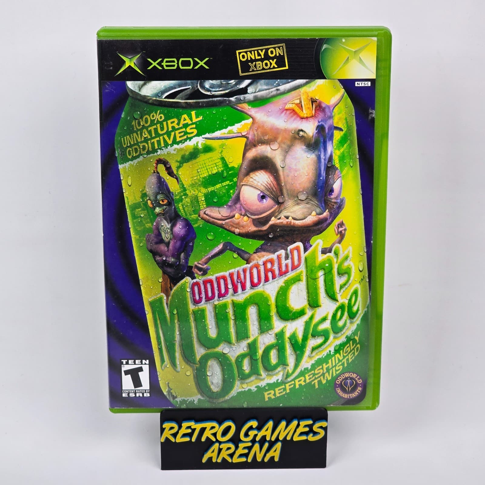 Oddworld: Munch's Oddysee (Original Xbox) Black Label CIB COMPLETE