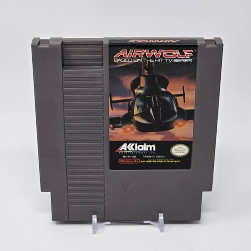 Airwolf (Nintendo NES) CLEANED & TESTED