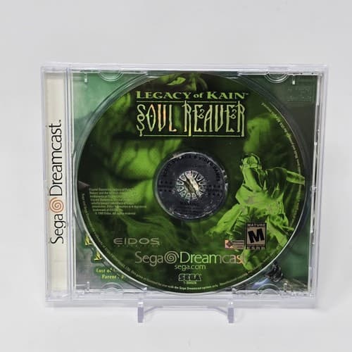 Legacy of Kain: Soul Reaver (Sega Dreamcast) Case & Disc TESTED (Missing Manual)