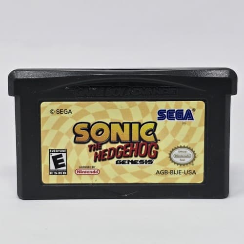 Sonic the Hedgehog: Genesis (GameBoy Advance GBA) CLEANED & TESTED