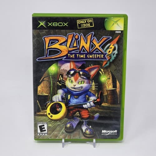 Blinx: The Time Sweeper (Original Xbox) Black Label CIB COMPLETE & TESTED