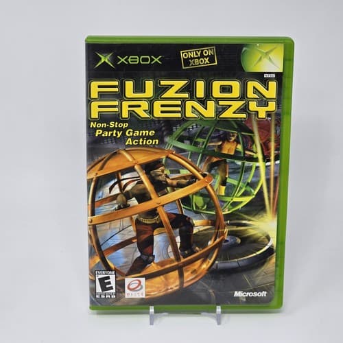 Fuzion Frenzy (Original Xbox) Black Label CIB COMPLETE & TESTED