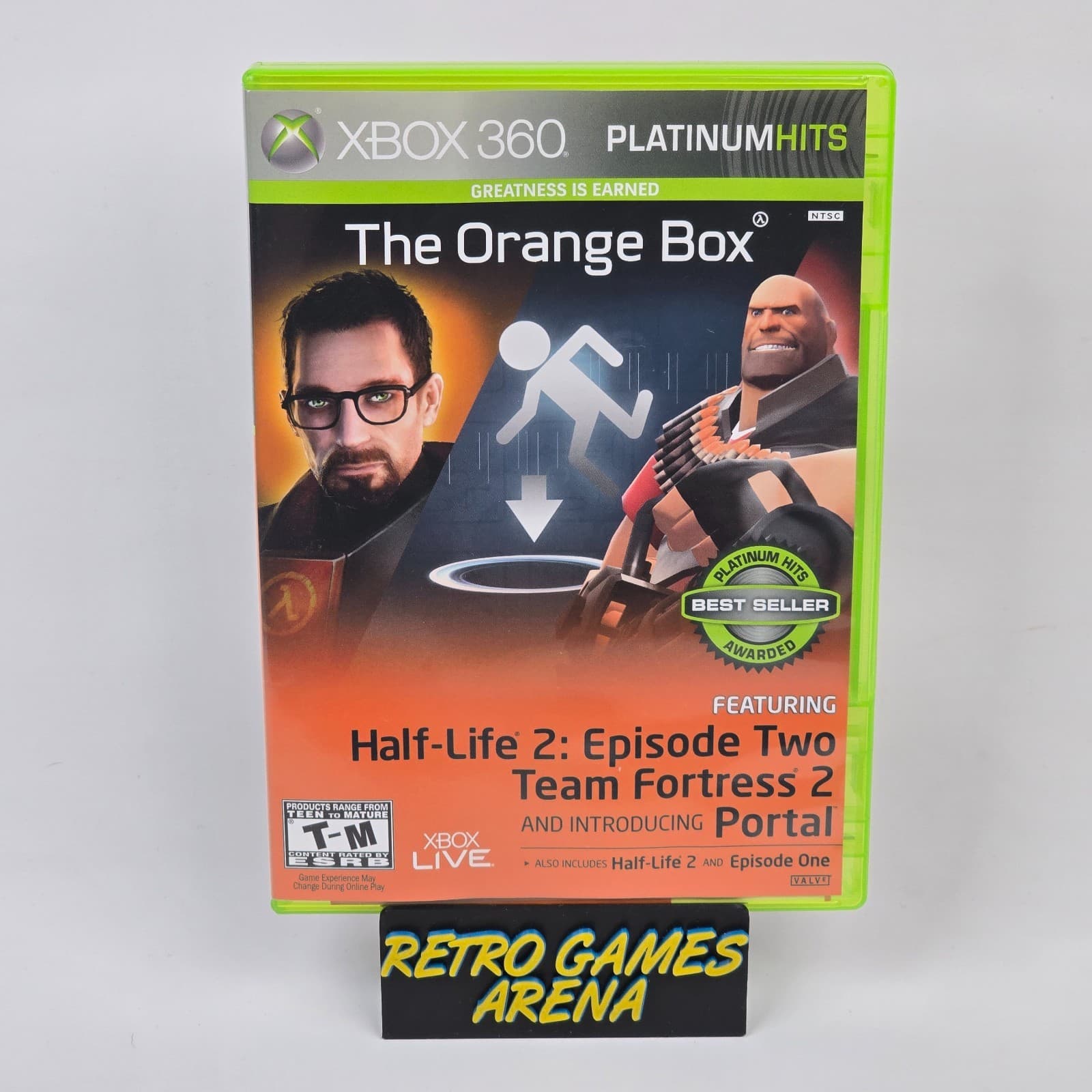 The Orange Box (Xbox 360) Platinum Hits CIB COMPLETE