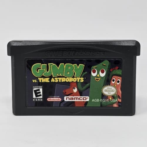 Gumby vs. the Astrobots (GameBoy Advance GBA) CLEANED & TESTED