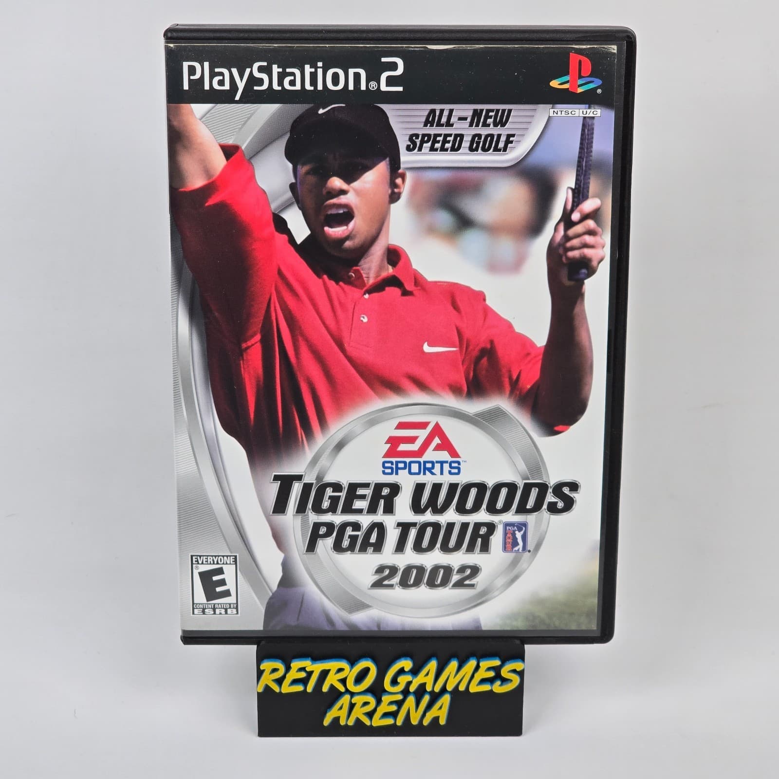 Tiger Woods PGA Tour 2002 (PlayStation 2 PS2) Case & Disc
