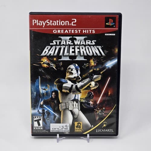 Star Wars: Battlefront II 2 (PlayStation 2 PS2) Greatest Hits CIB & TESTED