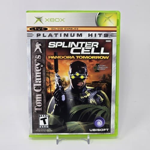 Splinter Cell: Pandora Tomorrow (Original Xbox) Platinum Hits Case & Disc TESTED