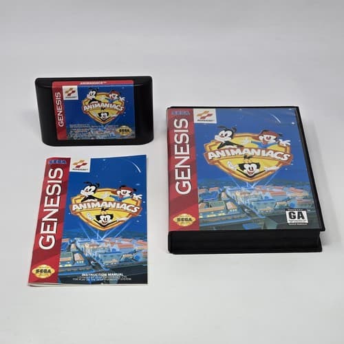 Animaniacs (Sega Genesis) CIB COMPLETE & TESTED