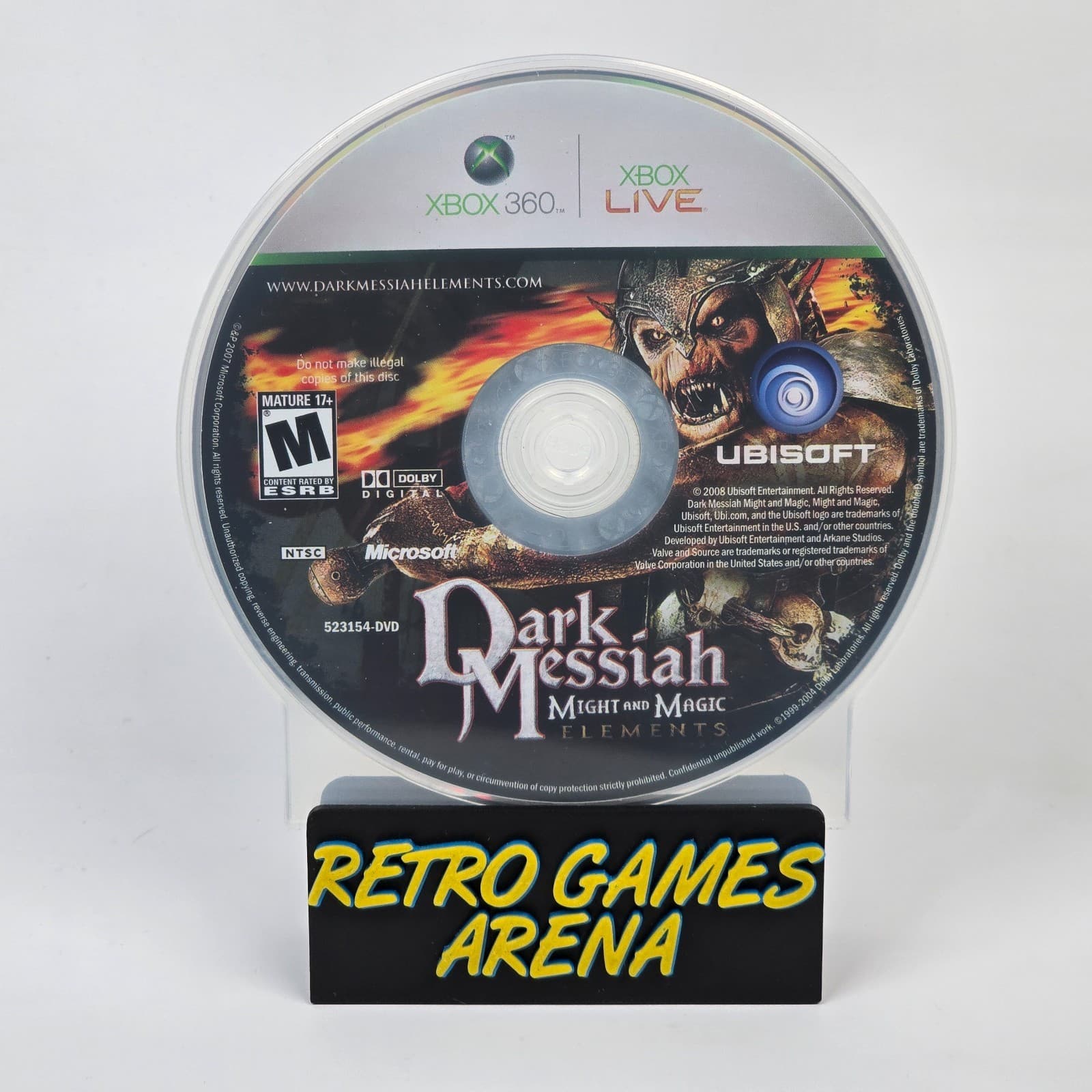 Dark Messiah: Might and Magic Elements (Xbox 360) Disc