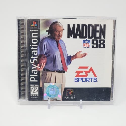 Madden NFL 98 (Playstation PS1) CIB COMPLETE & TESTED